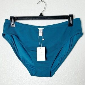 NWT Andie Swim The Bikini Bottom in Teal